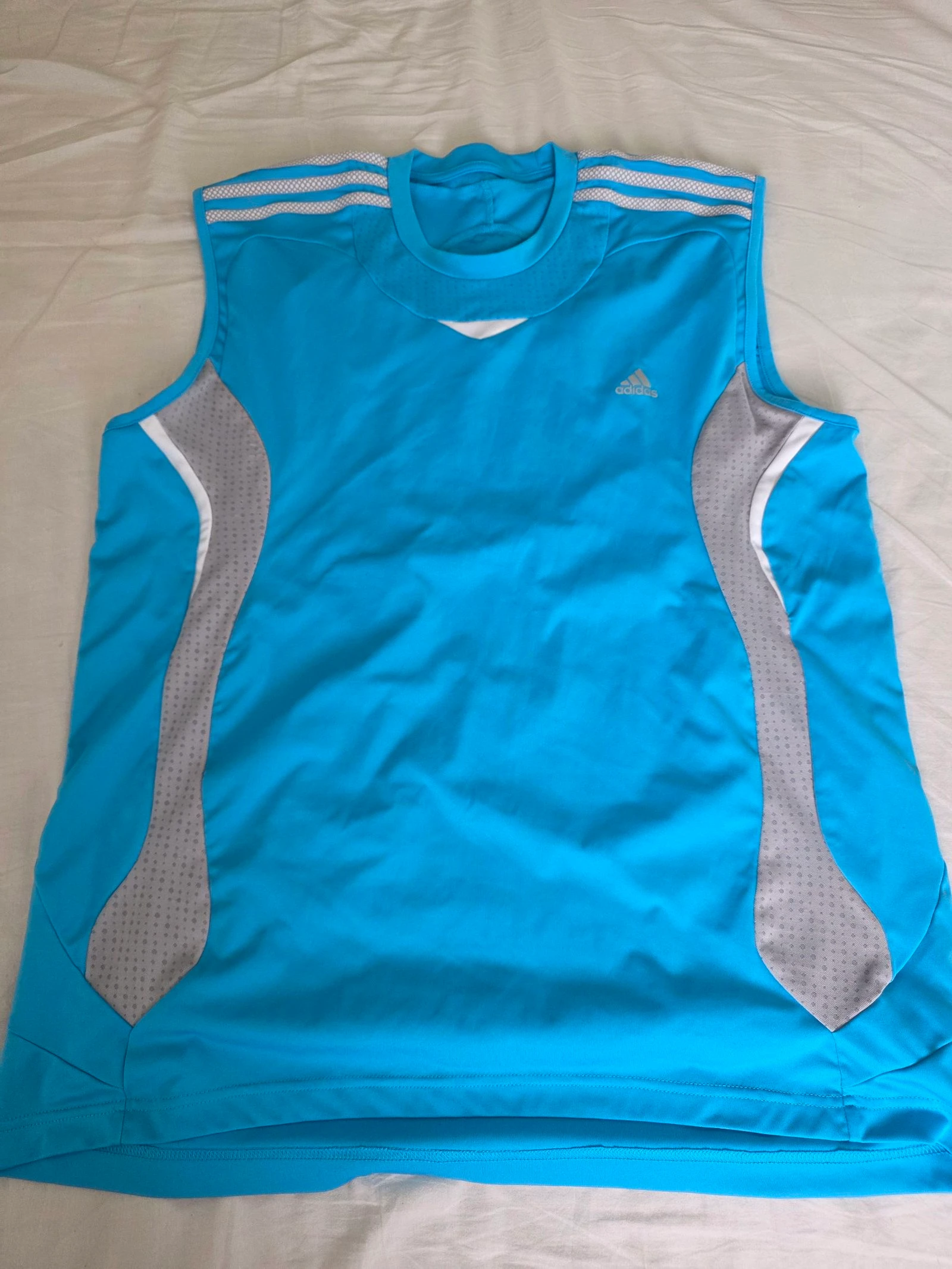 Vintage red and blue Adidas tank top 2000's size XL – photo 2